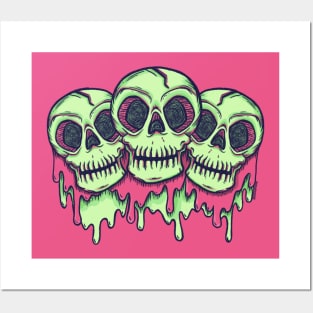 90's Skullz Posters and Art